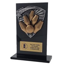 Jet Glass Shield Skittles Trophy | 140mm | G25
