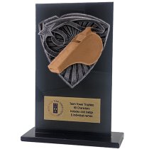 Jet Glass Shield Referee Trophy | 140mm | G25