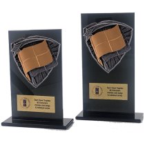 Jet Glass Shield Linesman Trophy | 140mm | G25