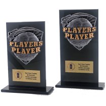 Jet Glass Shield Football Players Player Trophy | 140mm | G25