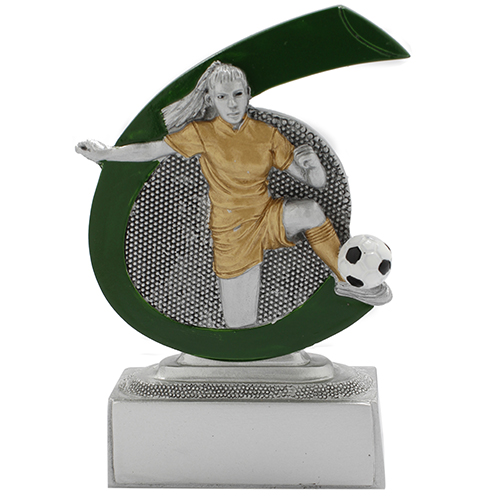 Golden Memories Female Footballer Trophy | 100mm | G7