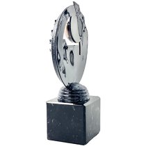 Chunkie Black Knight Football Squad Trophy | Black & Gold | 155mm