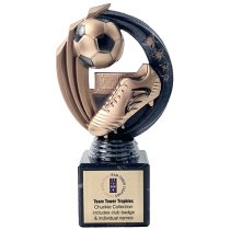Chunkie Black Knight Football Squad Trophy | Black & Gold | 175mm