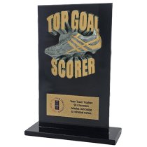 Jet Glass Euphoria Hero Top Scorer Football Trophy | 140mm | G25