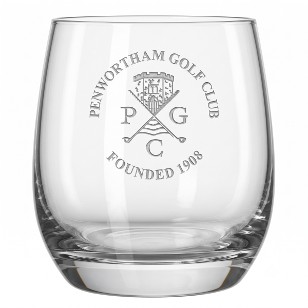 Shire County Crystal Malt Tumbler | Club Logo | Gift Carton