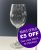 Shire County Crystal Everyday Elegance Engraved Wine Glass | Love Wine | Single | Luxury Gift Tube - SC9001.01.01GTE