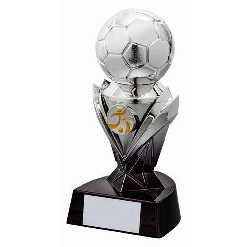 Avastar Football Trophy | Silver/Black | 180mm