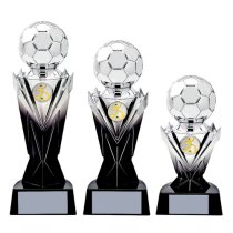 Avastar Football Trophy | Silver/Black | 250mm