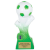 Kit Kolour Football Boot & Ball Trophy |  Green & White | 175mm - NB3G