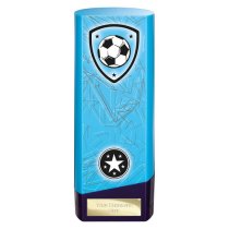 Prime Heavyweight Football Trophy | 190mm | Blue
