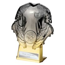 Invincible Football Shirt Trophy | 120mm | Black & Gold