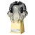Invincible Football Shirt Trophy | Heavyweight | 190mm | Black & Gold - PA25270C