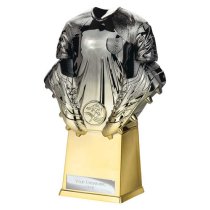 Invincible Football Shirt Trophy | Heavyweight | 220mm | Black & Gold