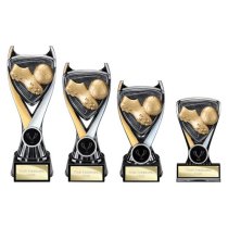 Wolverine Boot & Ball Football Trophy | 200mm | Black & Gold