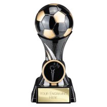 Attack Strike Football Trophy | 130mm | Black & Gold