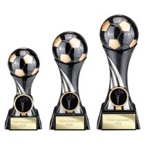 Attack Strike Football Trophy | 180mm | Black & Gold