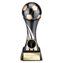 Attack Strike Football Trophy | 180mm | Black & Gold