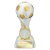 Attack Strike Football Trophy | 130mm | White & Gold - PA25273A
