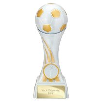 Attack Strike Football Trophy | 180mm | White & Gold
