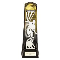 Shard Male Football Trophy | 230mm | Black & Gold