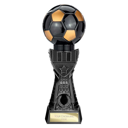 Black Viper Tower Football Trophy | 240mm | Black