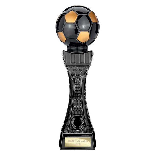 Black Viper Tower Football Trophy | 280mm | Black