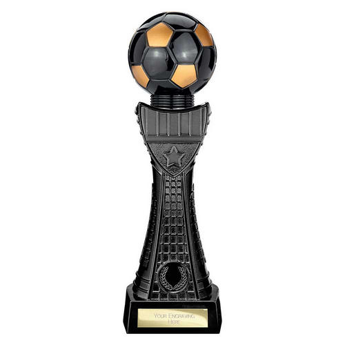 Black Viper Tower Football Trophy | 305mm | Black
