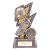 Strike Bolt Football Trophy | 130mm | Silver & Gold - RF25082A