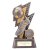 Strike Bolt Football Trophy | 150mm | Silver & Gold - RF25082B