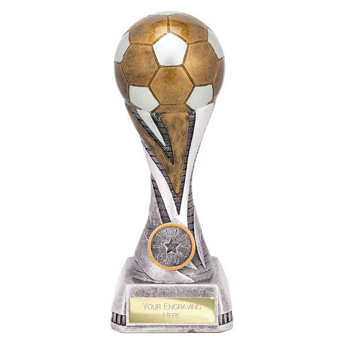 Tempest Football Trophy | 200mm | Silver & Gold