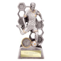 Dynamo Male Football Trophy | 170mm | Silver & Gold