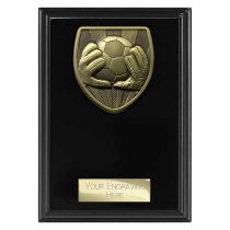 Cobra Plaque Football Goalkeeper Trophy | 150mm | Black