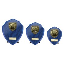 Cobra Shield Football Goalkeeper Trophy | 150mm | Blue