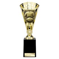 Cobra Star Football Shirt & Ball Trophy | 255mm | Gold