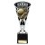 Cobra Star Football Boot & Ball Trophy | 230mm | Black & Silver - TR24195B