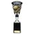 Cobra Star Football Boot & Ball Trophy | 255mm | Black & Silver - TR24195C