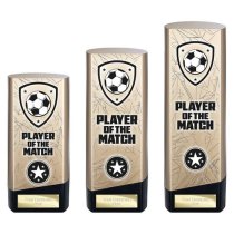 Prime Heavyweight Football Trophy | Player of the Match | 220mm | Gold