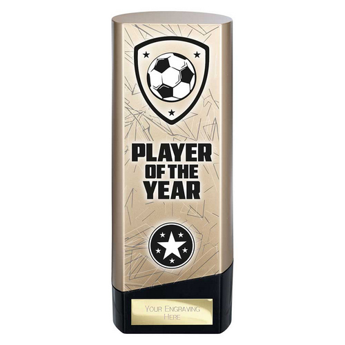 Prime Heavyweight Football Trophy | Player of the Year | 190mm | Gold