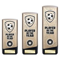 Prime Heavyweight Football Trophy | Player of the Year | 220mm | Gold
