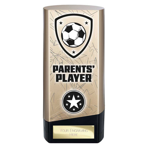 Prime Heavyweight Football Trophy | Parents Player | 160mm | Gold