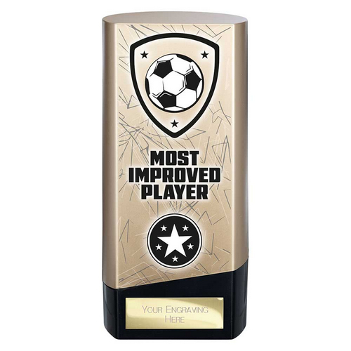 Prime Heavyweight Football Trophy | Managers Player | 160mm | Gold