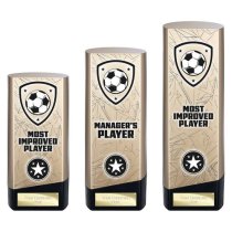 Prime Heavyweight Football Trophy | Managers Player | 220mm | Gold