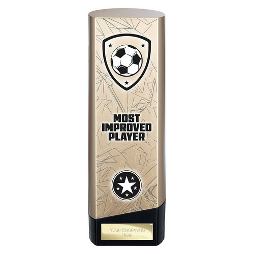 Prime Heavyweight Football Trophy | Managers Player | 220mm | Gold