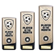 Prime Heavyweight Football Trophy | Player of the Month | 220mm | Gold