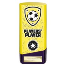 Prime Heavyweight Football Trophy | Players Player | 160mm | Yellow