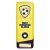 Prime Heavyweight Football Trophy | Most Improved Player | 190mm | Yellow - PQ25437B