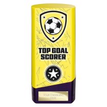 Prime Heavyweight Football Trophy | Top Goal Scorer | 160mm | Yellow