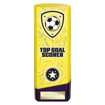Prime Heavyweight Football Trophy | Top Goal Scorer | 190mm | Yellow
