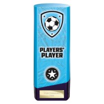 Prime Heavyweight Football Trophy | Players Player | 190mm | Blue