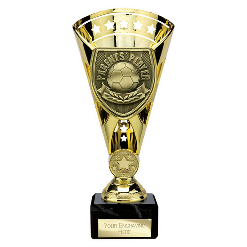 Cobra Star Football Trophy | Parents Player | 210mm | Gold